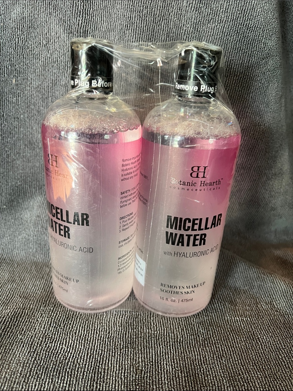 Micellar Water with Hyaluronic Acid  x2.  3/$25